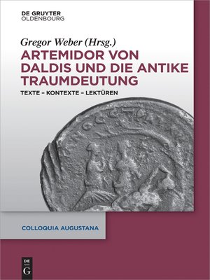 cover image of Artemidor von Daldis und die antike Traumdeutung